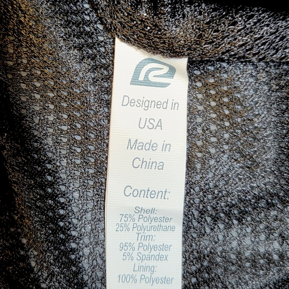 Road Runner Sports Ruffle Zip Running Jacket Black Reflective Athletic Medium - Picture 6 of 14